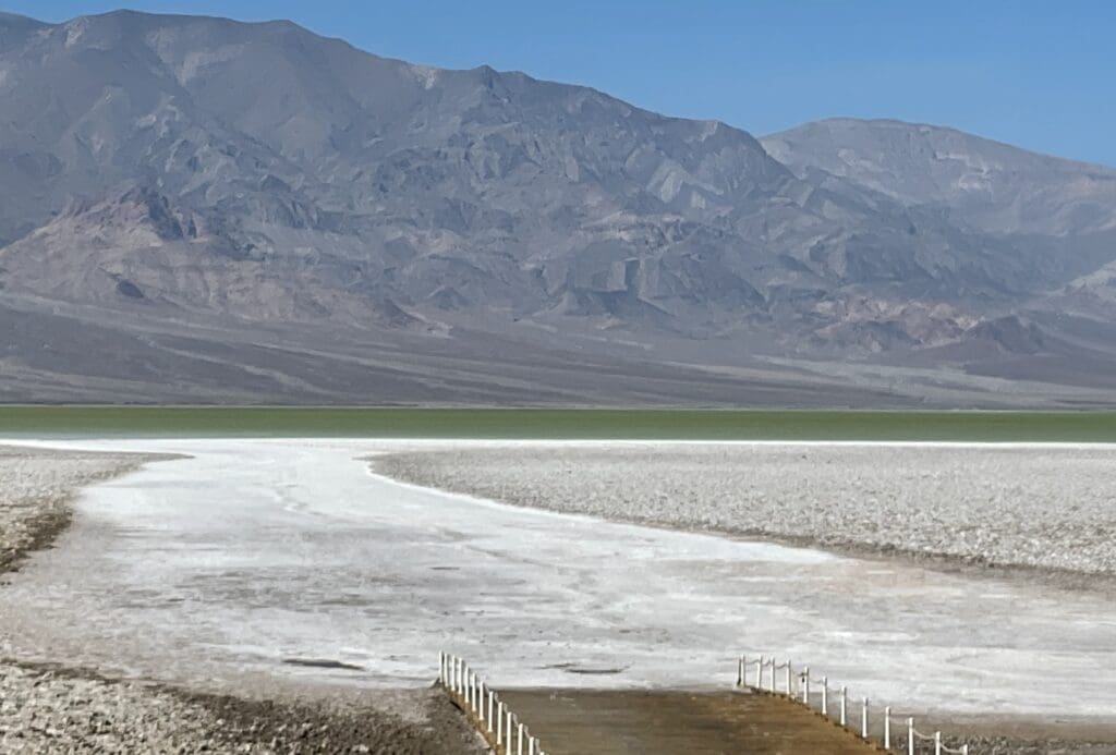 Salt flat in Death Valley National Park